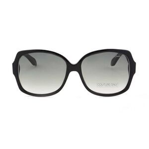 New Roberto Cavalli Women Sunglasses Square Oversized Black Gray Lens RC651S-01B